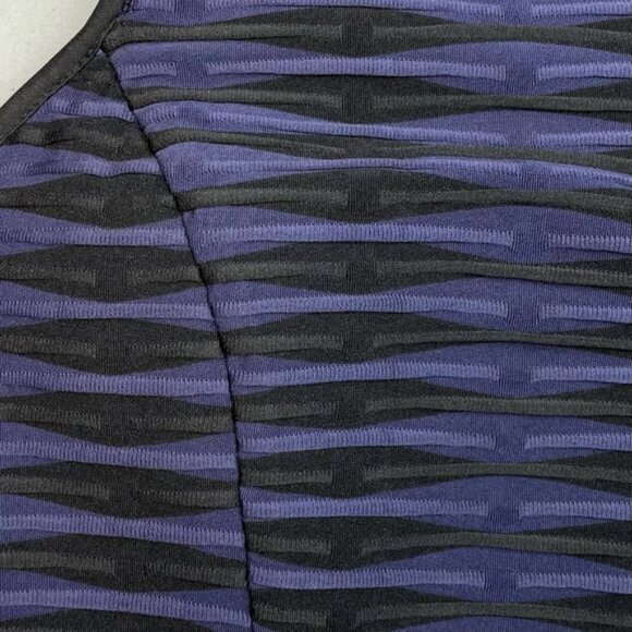 GUESS Fit & Flare Open Back Textured Mini Dress 10 Naughty Night - Picture 4 of 8